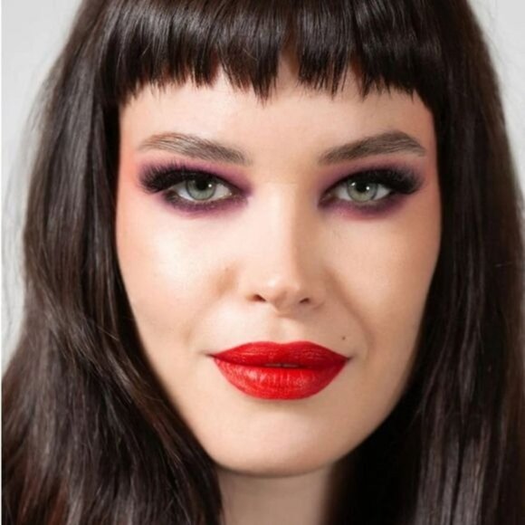 Killstar Maleficum Matte Lipstick – Coven Cosmetics Bright Red, Vanilla Scent - Picture 2 of 7